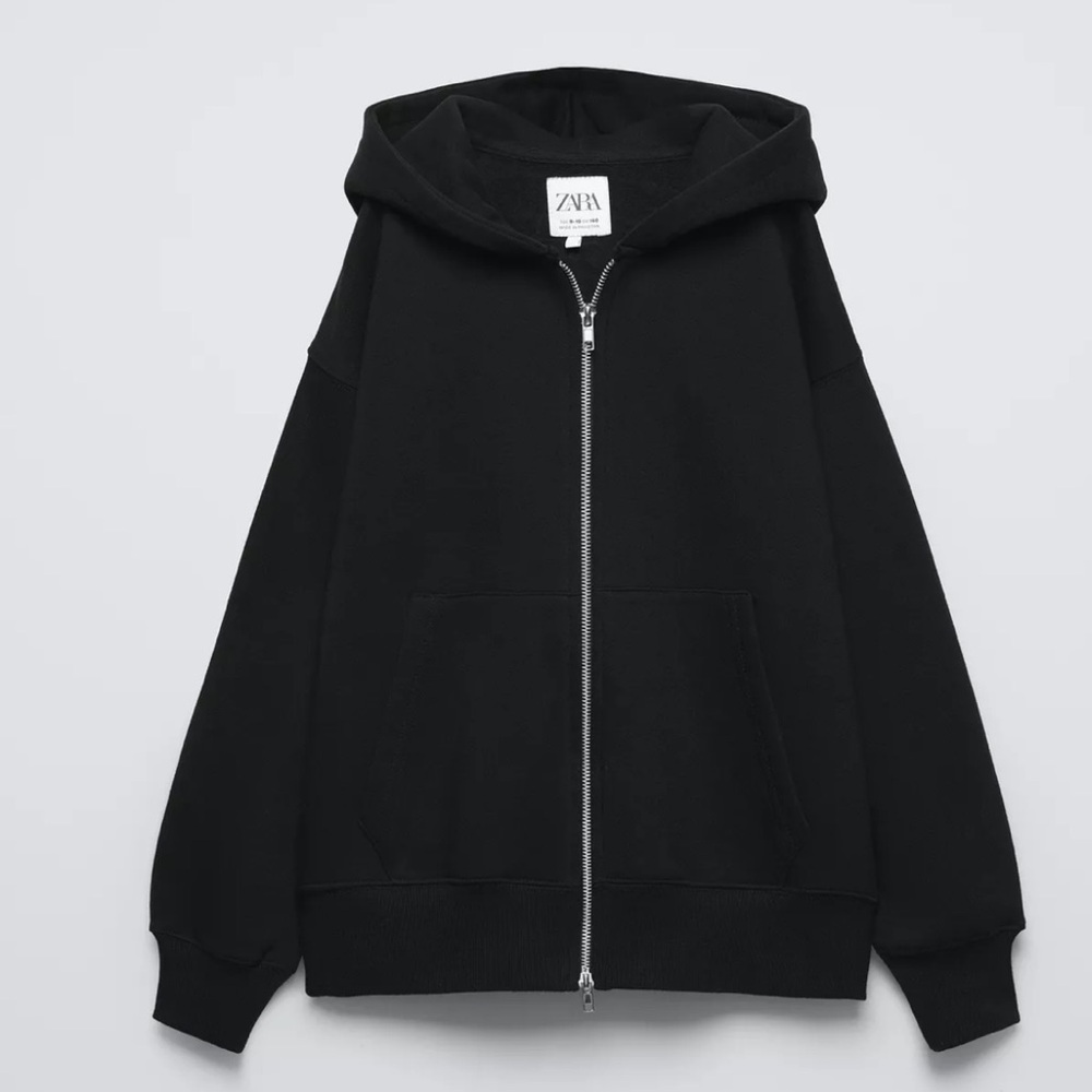 NWT Zara Girls Oversized Fit Sweatshirt Hoodie